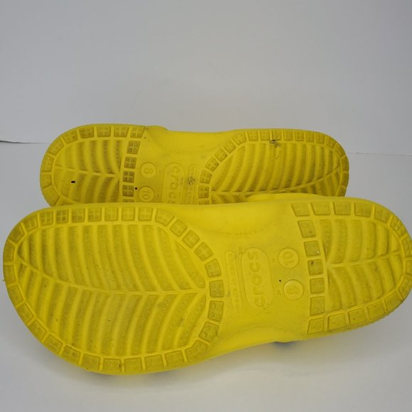 Crocs Unisex - Adult Men's and Women's Classic Clog Lemon Yellow Sz:8M - 10W.Goo - Picture 11 of 12